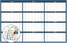 Large Dry Erase Wall Calendar 38 X 60