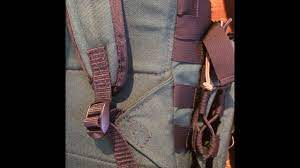 attaching backpack strap bottoms