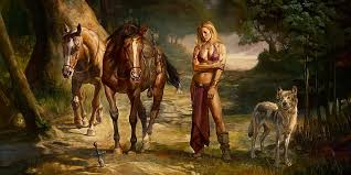 painting pictura boris vallejo horse