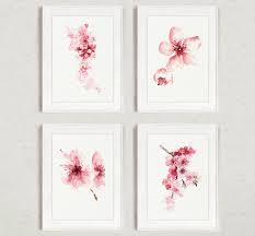 Flower Prints Art Cherry Blossom Painting
