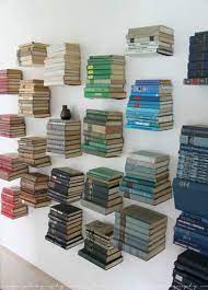 creative ways to display books without