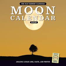 The Old Farmers Almanac 2019 Moon Calendar Old Farmers