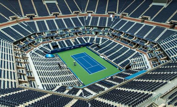 US Open's iconic colors — Laykold - Official Surface of the US Open.