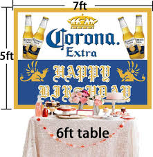 modelo beer corona birthday backdrop