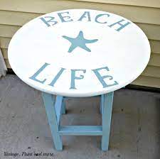 Diy Patio Table Vintage Paint And