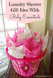 baby shower gift idea with essentials