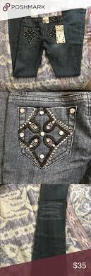 Sequins And Rhinestones Adorn These L A Idol Jeans L A Idol