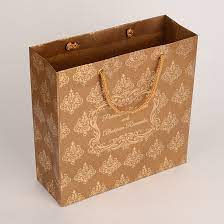 copper color premium gift paper bags