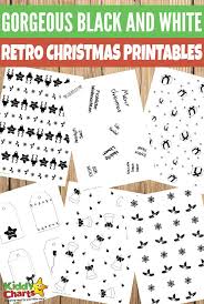 Plus this printable for christmas is always growing! Gorgeous Black And White Retro Christmas Wrapping Paper