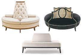 Diamond tufted sofa on the seat and cone in quality soft large diamond tufted round settee hotel lobby sofa. Design Debate Will A Circular Settee Make Your Home Look Like A Hotel Lobby Wsj