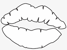 Free printable lips coloring pages. Printable Lips Template Outline Kiss Lips Coloring Page Free Transparent Png Download Pngkey