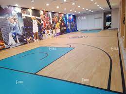 indoor pvc vinyl basketball court