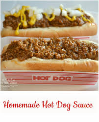 homemade hot dog sauce by grandpa bob