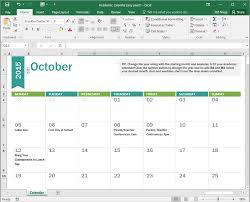 Create A Calendar On Excel Magdalene Project Org