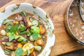 woodchuck stew with garden vegetables