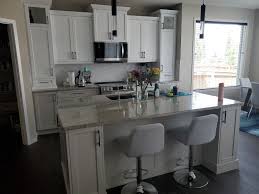 dark kitchen and bath painted two tone