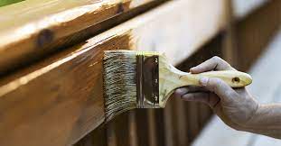 how to paint or stain a wood deck rona