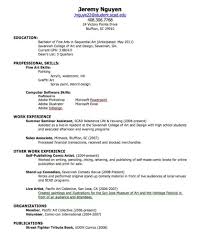How To Write Resume For First Job Nousway