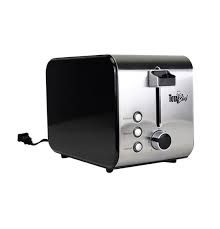 total chef 2 slice stainless steel toaster