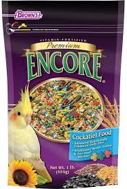 Encore Premium Cockatiel Food F M Browns