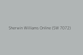 Sherwin Williams Sw 7072 Color