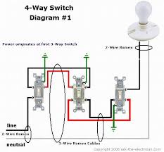 If the line connection is. 4 Way Switching Diagram Light Switch Wiring Home Electrical Wiring Light Switch