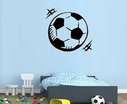 soccer ball vinyl wall decal home décor