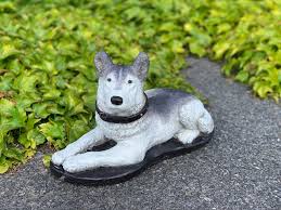Concrete Dog Statue German Shepherd Dog