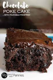 chocolate poke cake from scratch