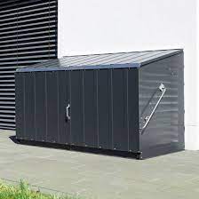 Metal Garden Storage Shed Anthracite