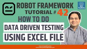 data driven testing using excel file