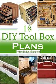 Diy Tool Box Plans For Wood Workers