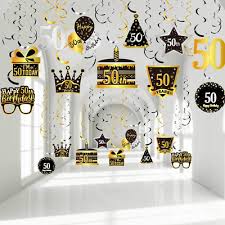 30 pieces 50th birthday party hanging