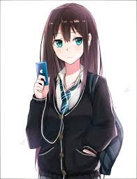 Hello anime animo friends and viewers, avi here with another list featuring various hotties from different animes. Long Hair Brunette Anime Anime Girls The Idolm Ster Cinderella Girls The Idolm Ster Shibuya Rin Sweater Aqua Eyes Smartphone Headphones Hd Wallpapers Desktop And Mobile Images Photos