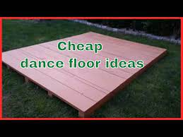 dance floor ideas inexpensive
