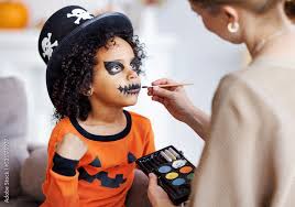 festive makeup for halloween woman