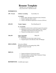 Sample Of Basic Curriculum Vitae Free Resume Templates