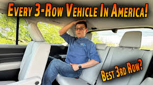 every 3 row vehicle in america compared