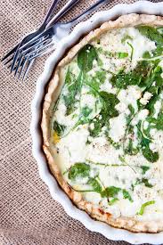 spinach and goat cheese quiche