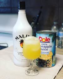 malibu rum and pineapple juice
