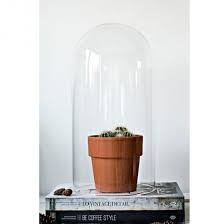emh large glass dome display cloche
