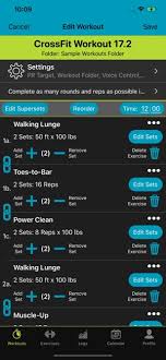 workout maker on the app