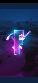 cool neon fortnite hd phone wallpaper