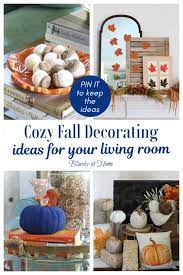 cozy fall decor ideas for the living