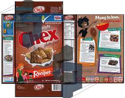 chex chocolate cereal 3d model 5