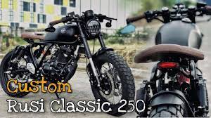 rusi clic 250 custom singel rider