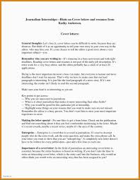 7 8 Cover Letter Journalism Example Sacxtra Proposal Resume