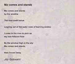 ma comes and stands poem by joy goswami