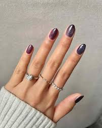 13 dark purple nail ideas for an