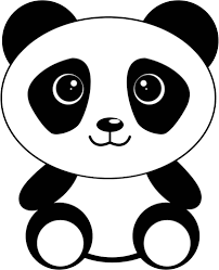 Desenho do panda Cartoon | Vectores de Domínio Público